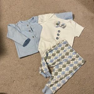 Chick Pea Baby Boy 3 Piece Outfit